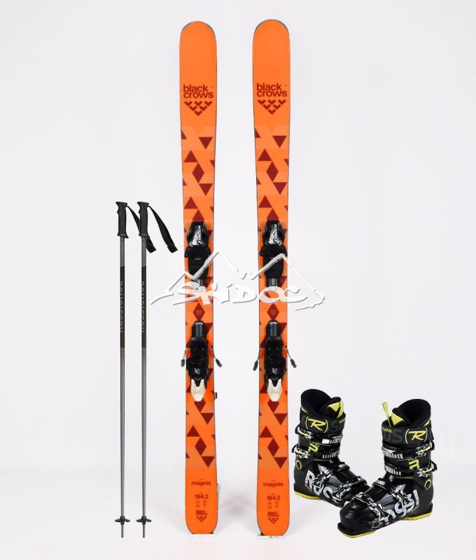 Pack Complet Black Crows Magnis + Rossignol Alias + Batons